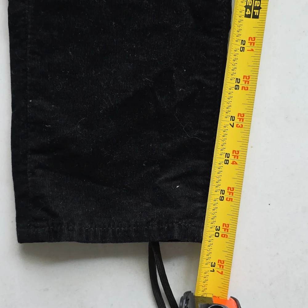 AG Adriano Goldschmied the Jegging Super Skinny Fit corduroy Black 29r Low Rise - Picture 10 of 12